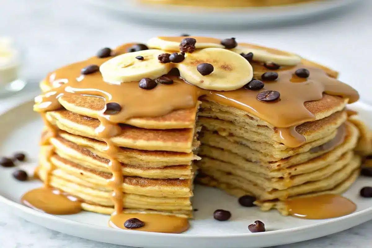 pancakes banana peanut butter
